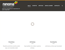 Tablet Screenshot of ninonaproducciones.com